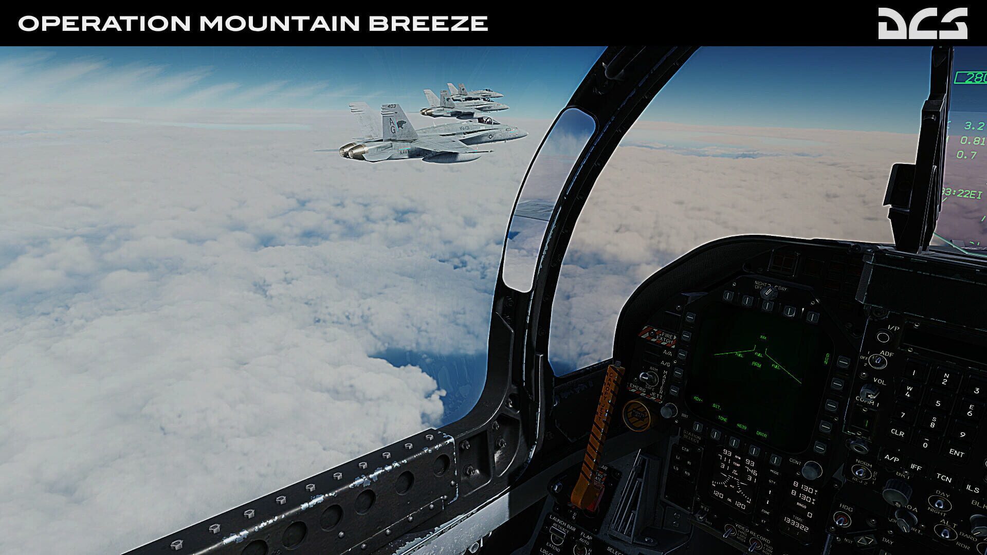 DCS World: F/A-18C Operation Mountain Breeze by Sandman Simulations screenshot 4