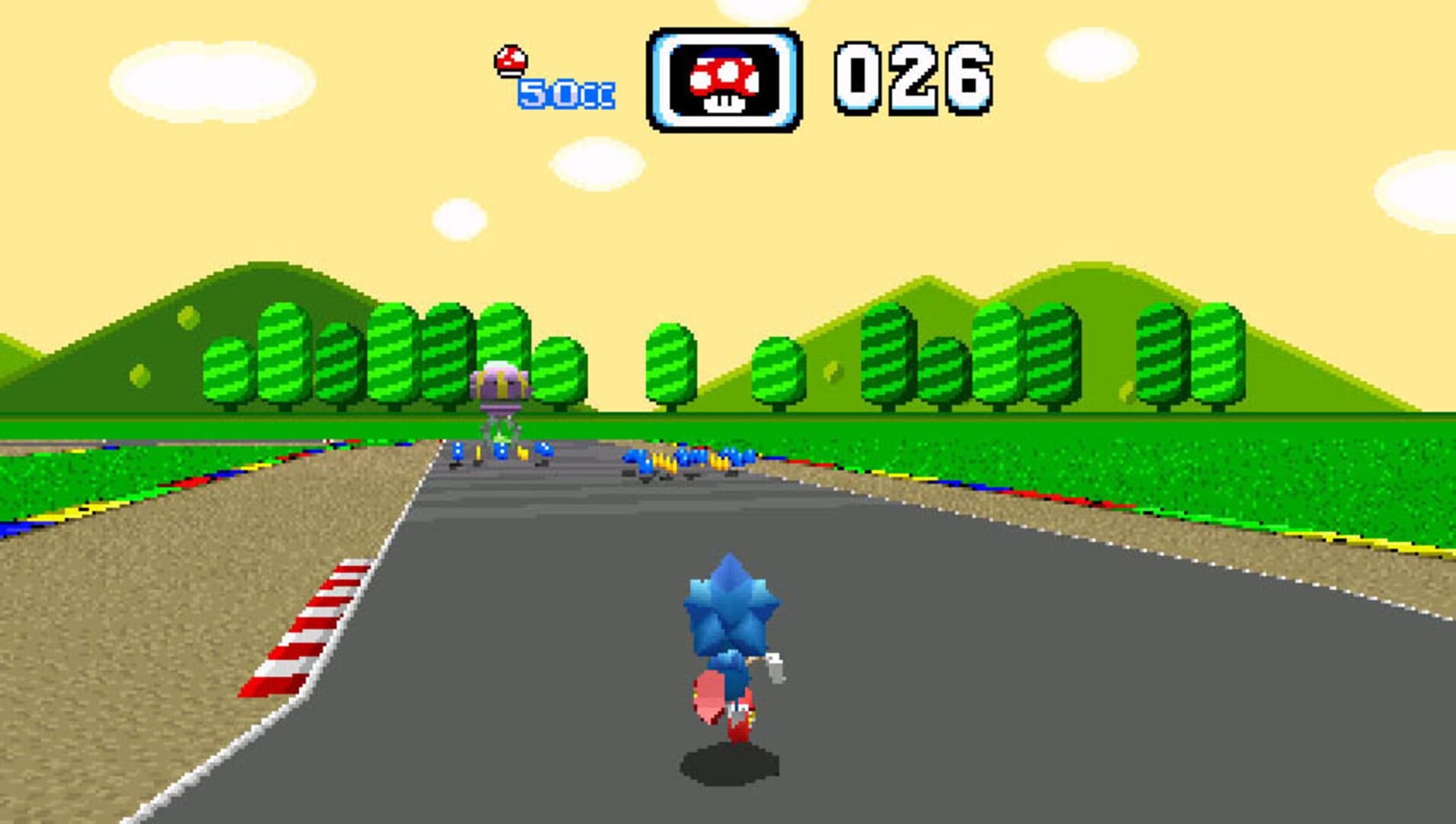 Super Mario Kart in Sonic Mania+ screenshot 3