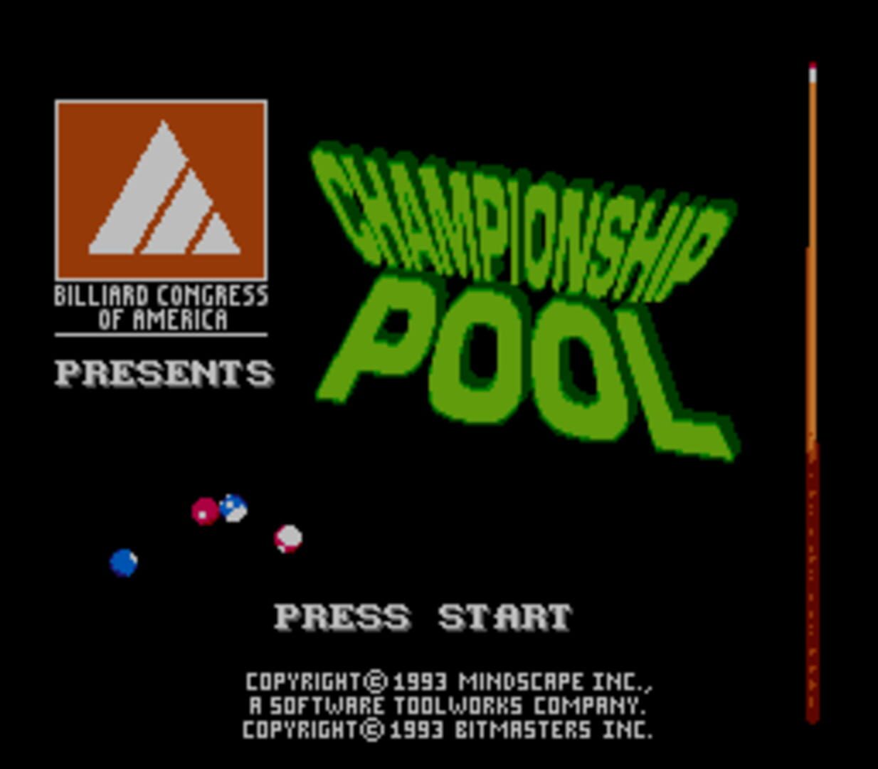 Championship Pool screenshot 1