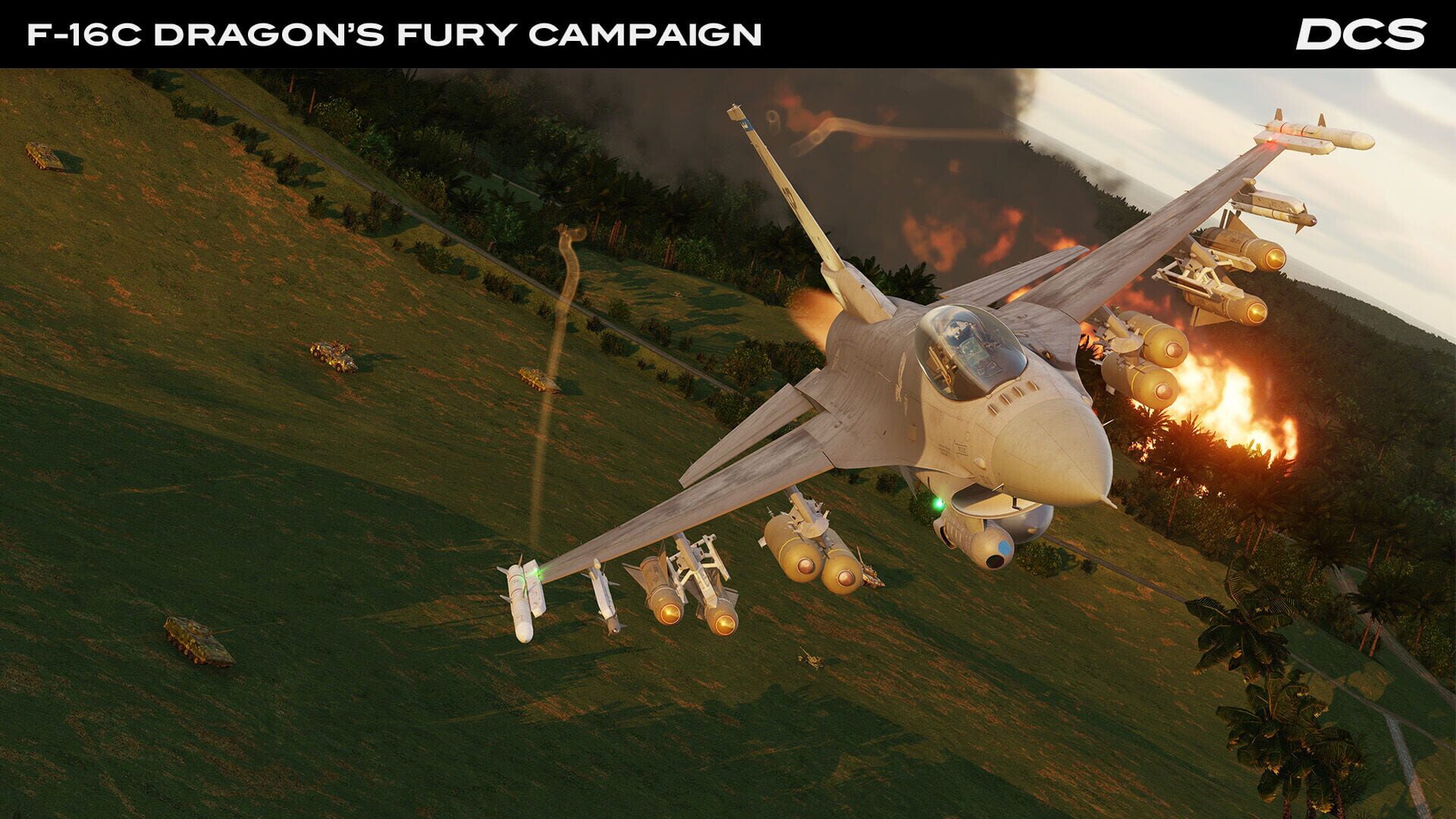 DCS World: F-16C Dragon's Fury Campaign by SorelRo screenshot 4