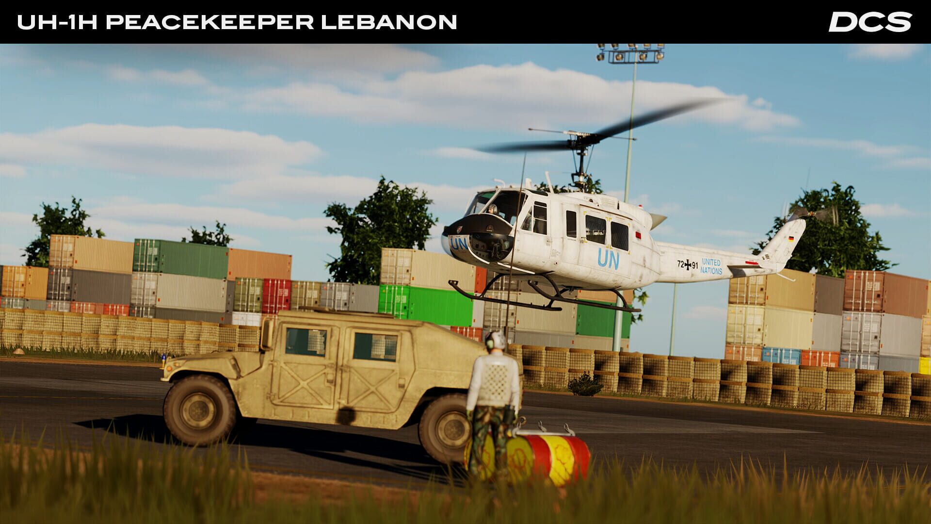 DCS World: UH-1H Peacekeeper Lebanon Campaign by Flying Cyking screenshot 1