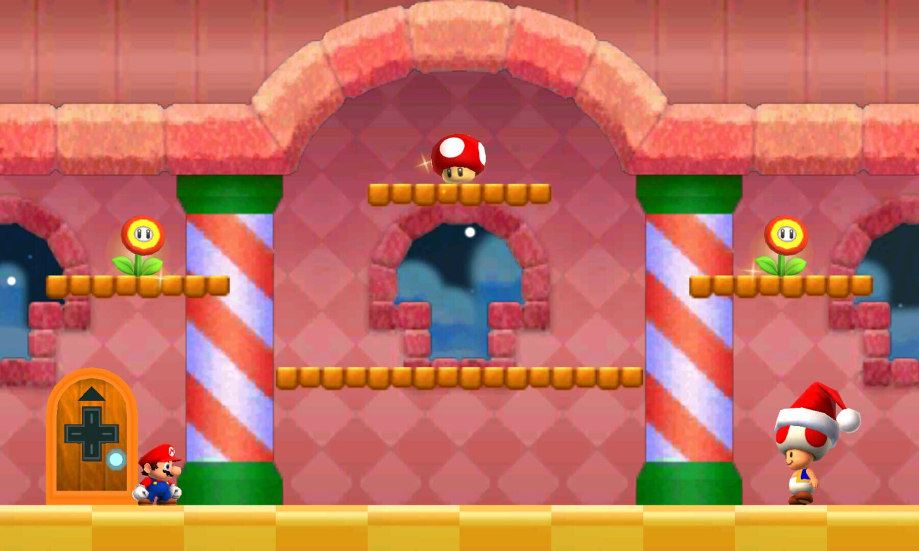Finally A NSMB2 Christmas Mod screenshot 3