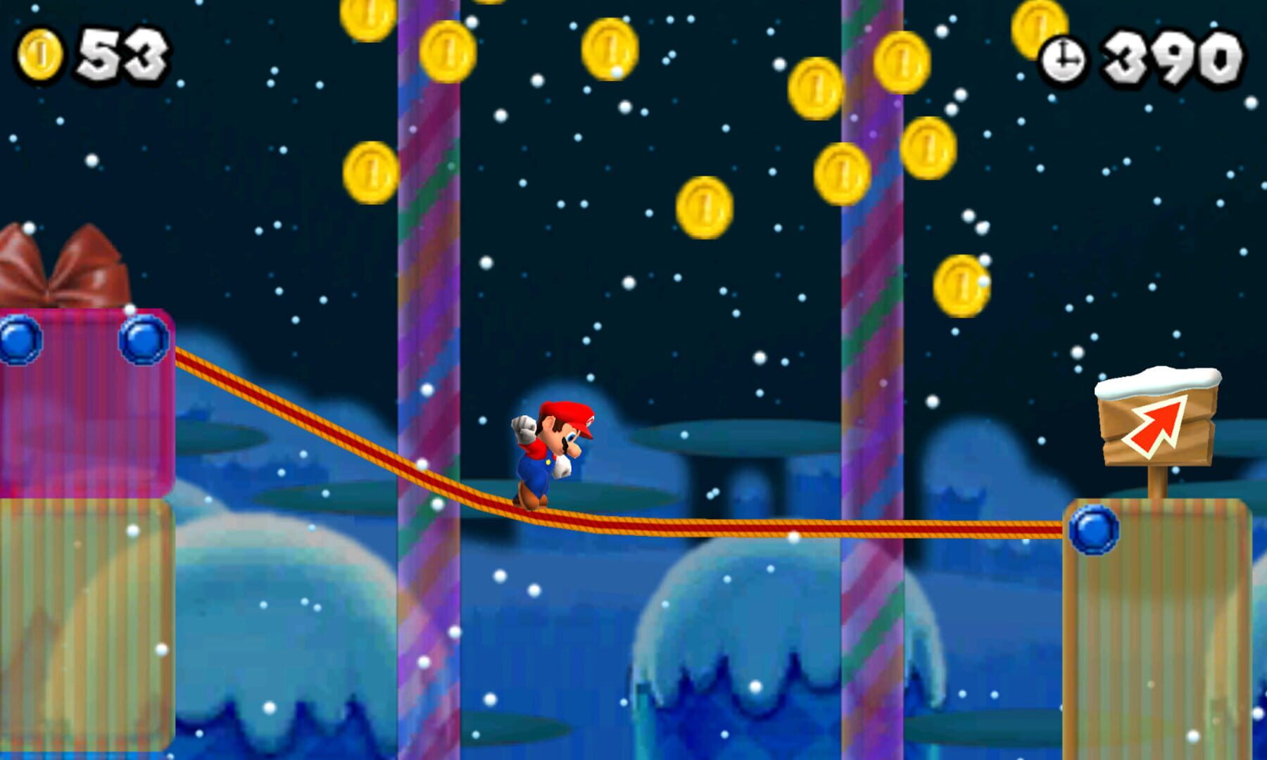 Finally A NSMB2 Christmas Mod screenshot 5