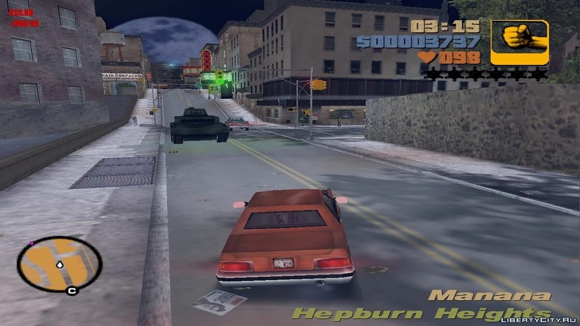 Grand Theft Auto III Toughened screenshot 1