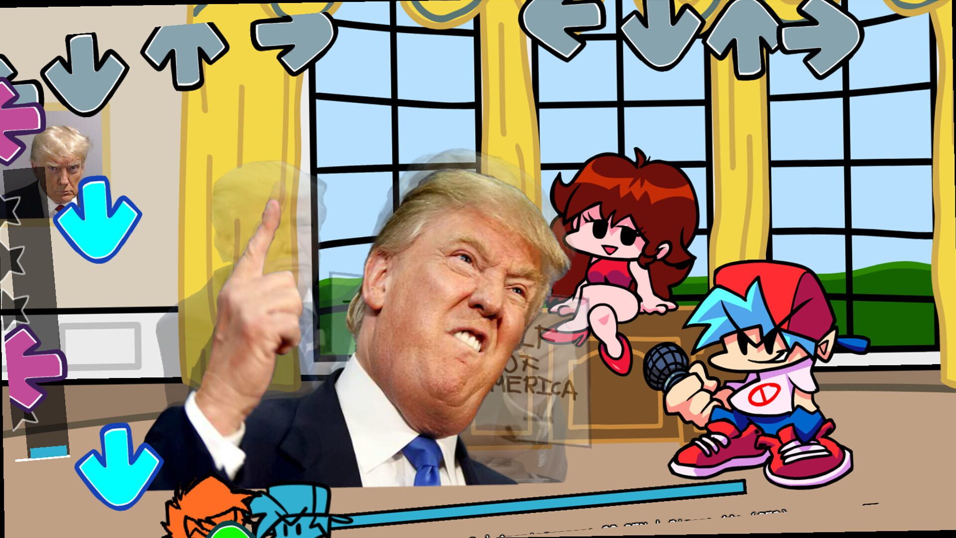 Friday Night Funkin': vs. Donald J. Trump screenshot 2