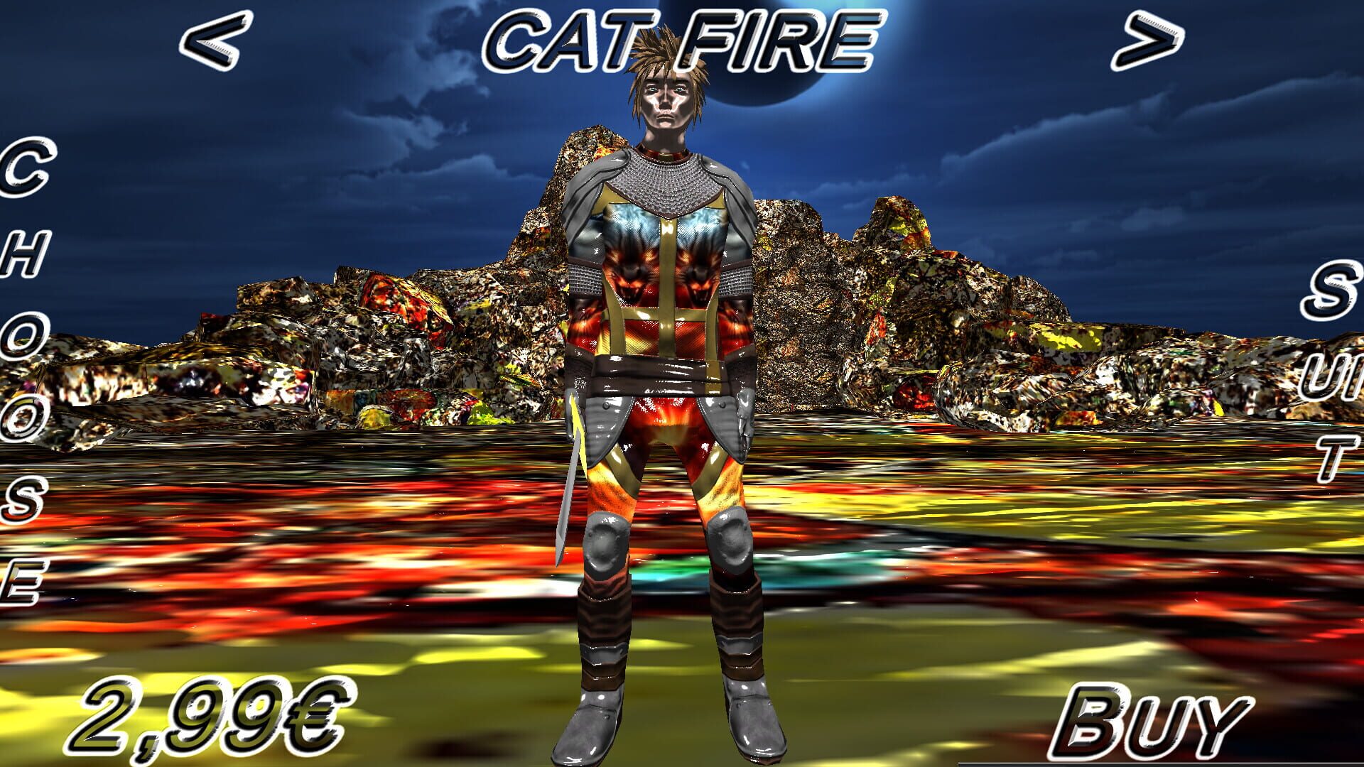 Hack And Slash Fury: Cat Fire Armor screenshot 1