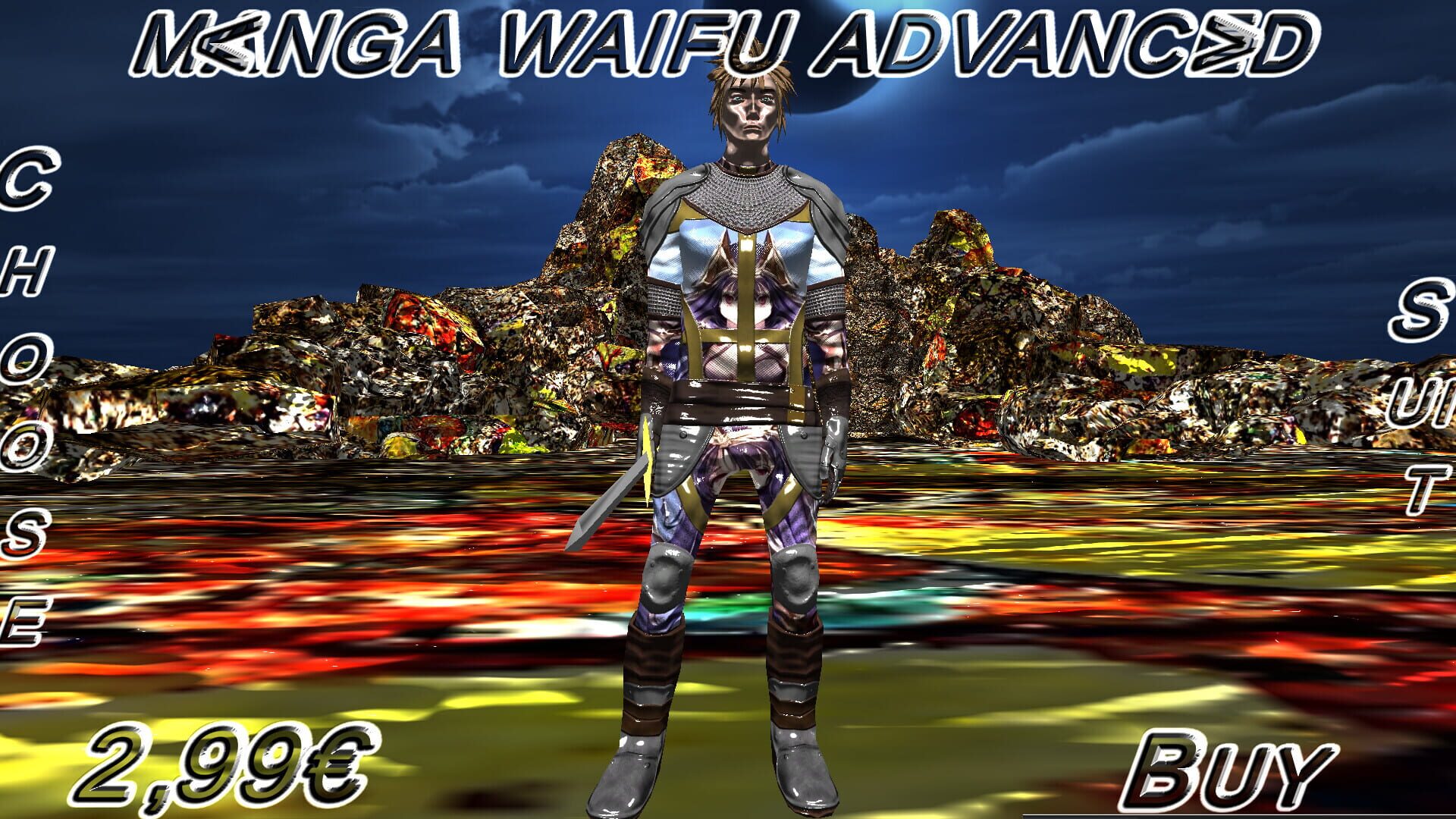 Hack And Slash Fury: Manga Waifu Advanced Armor screenshot 1