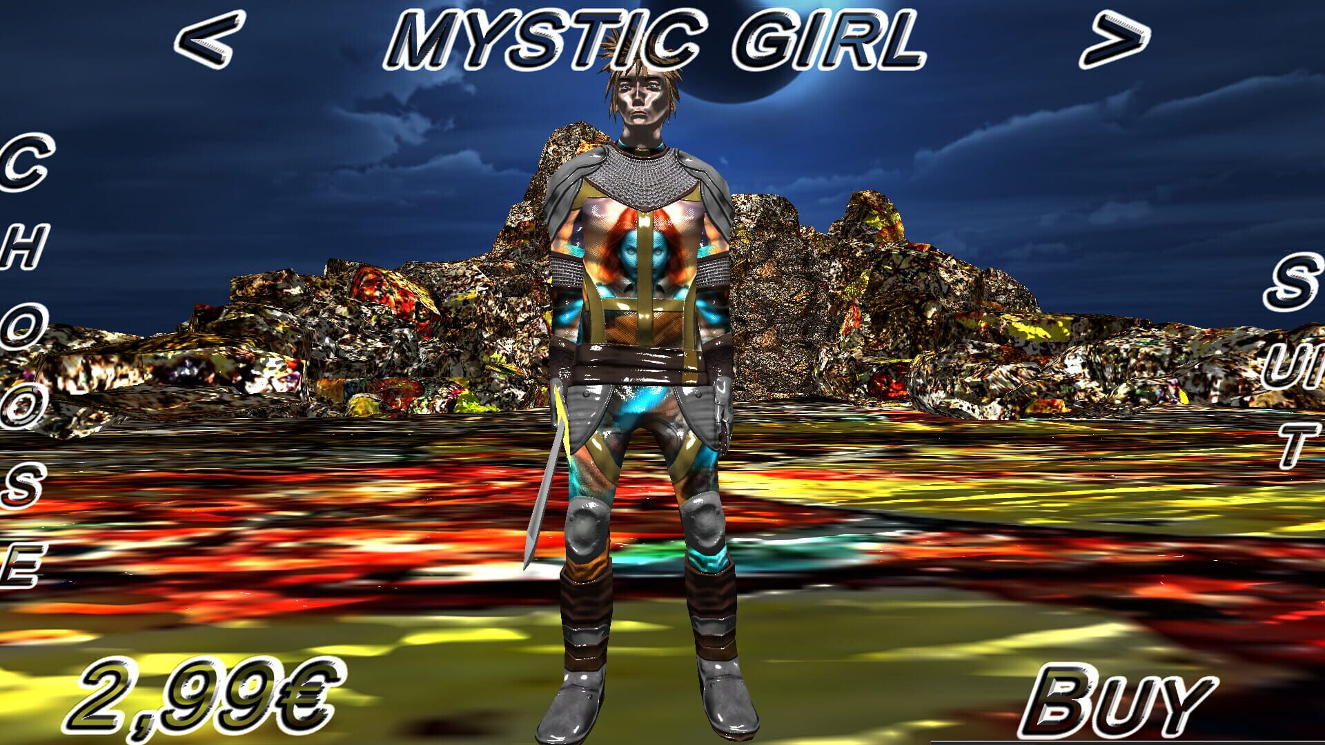 Hack And Slash Fury: Mystic Girl Armor screenshot 1