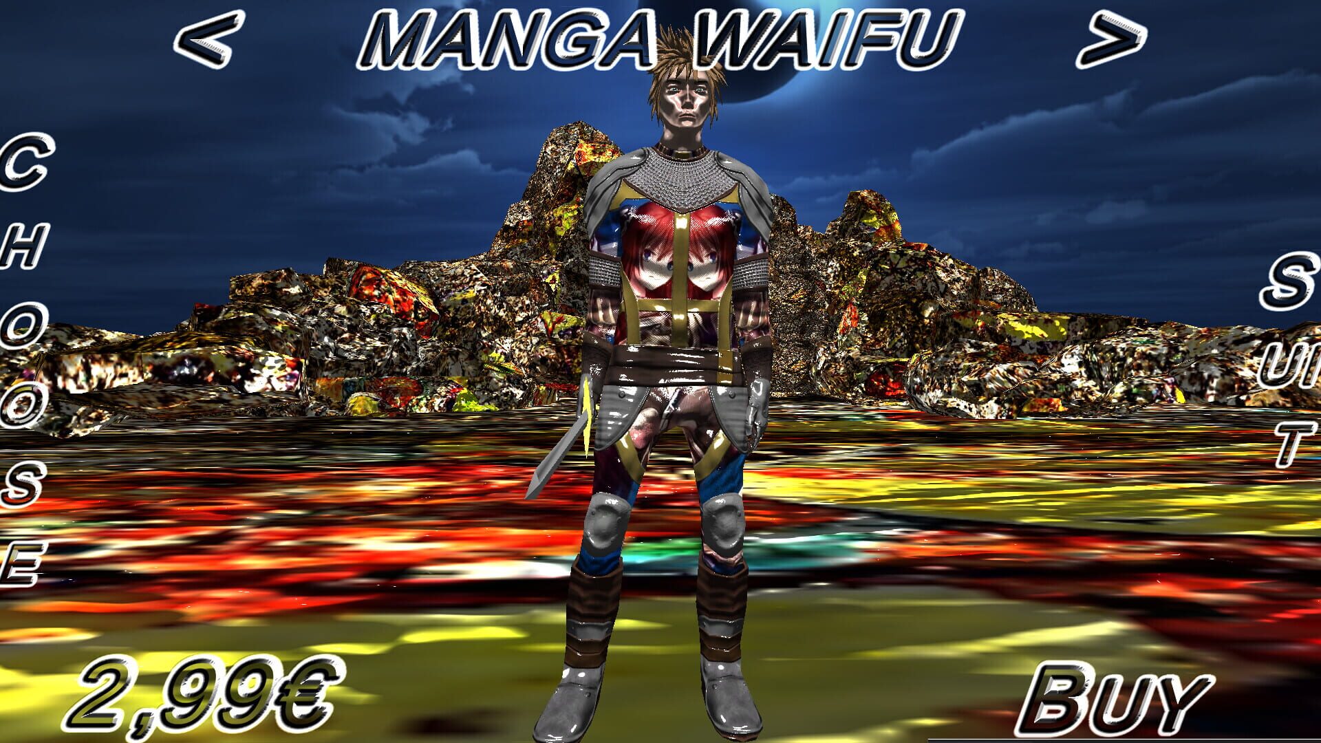 Hack And Slash Fury: Manga Waifu Armor screenshot 1