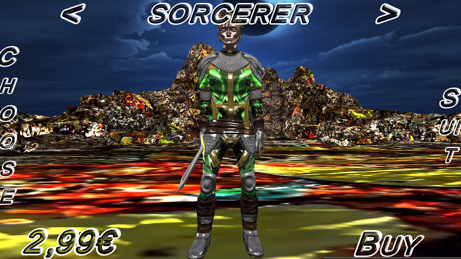 Hack And Slash Fury: Sorcerer Armor screenshot 1