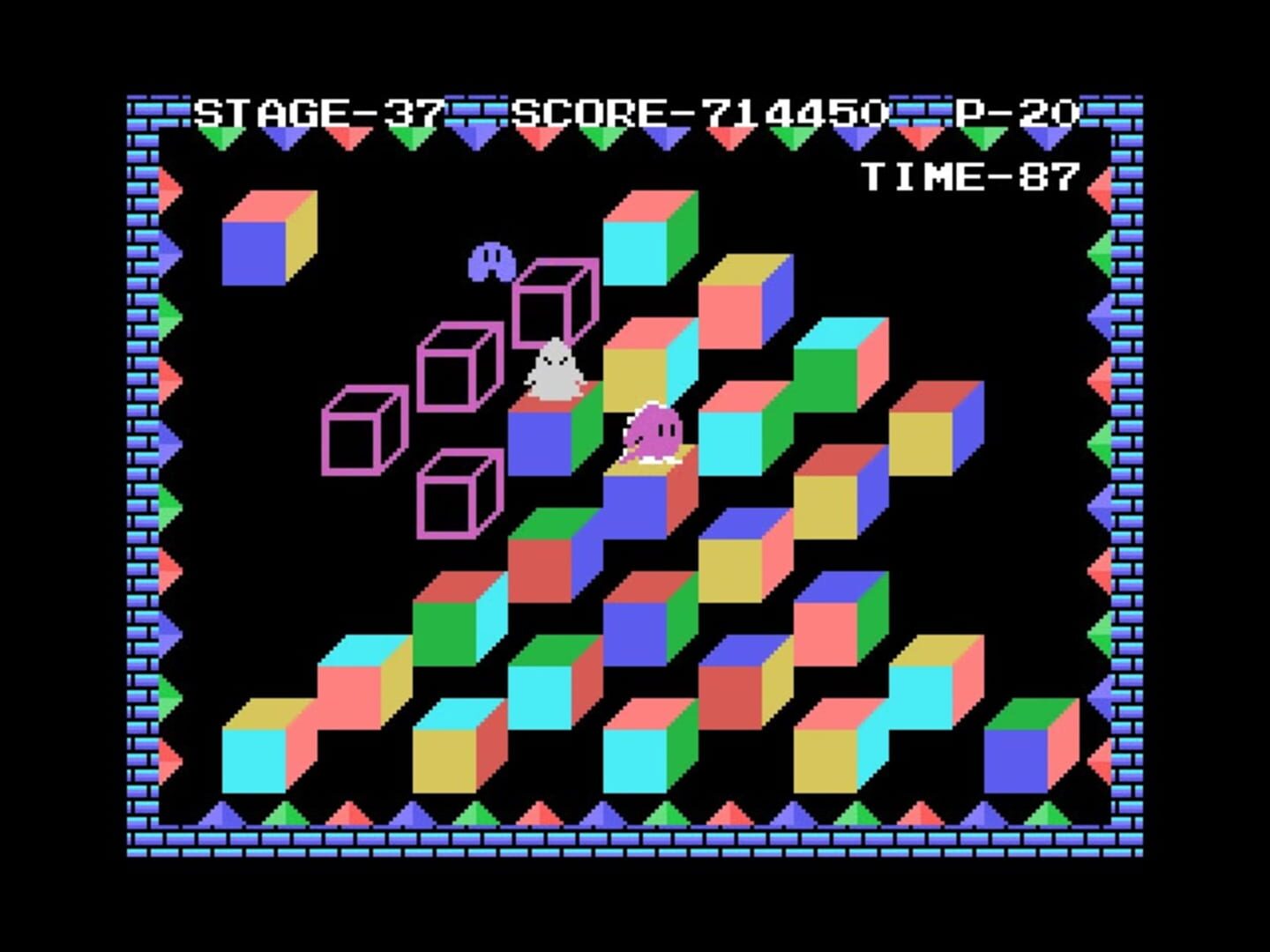 Q*bert screenshot 2