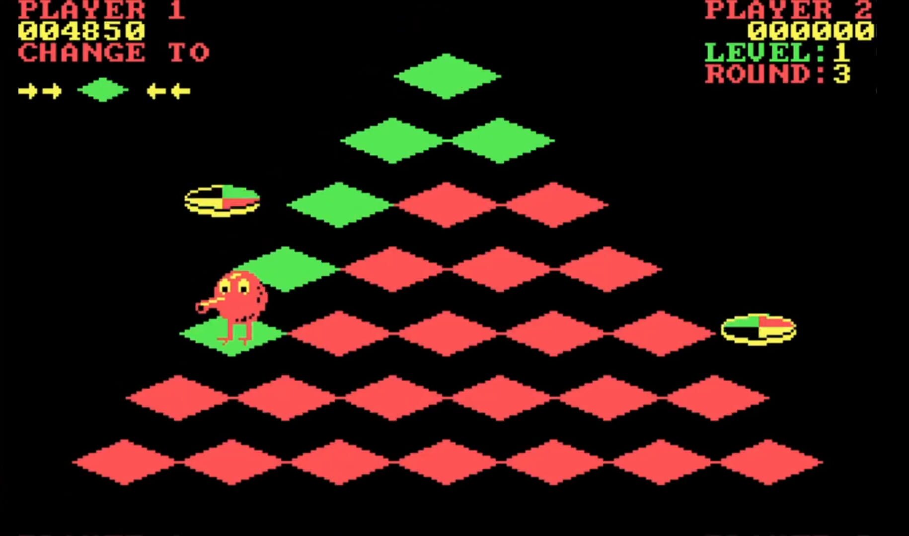 Q*bert screenshot 3