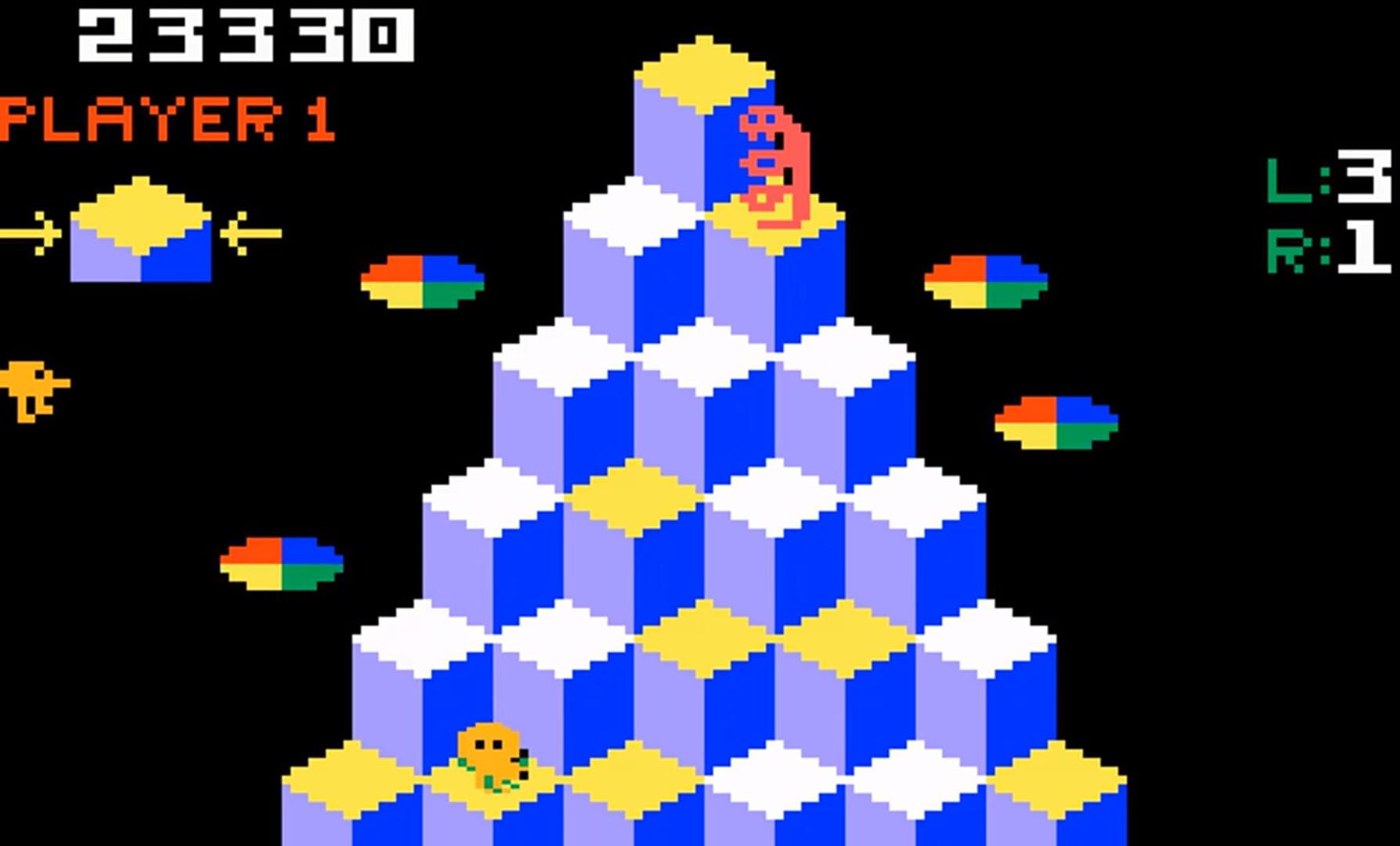 Q*bert screenshot 3