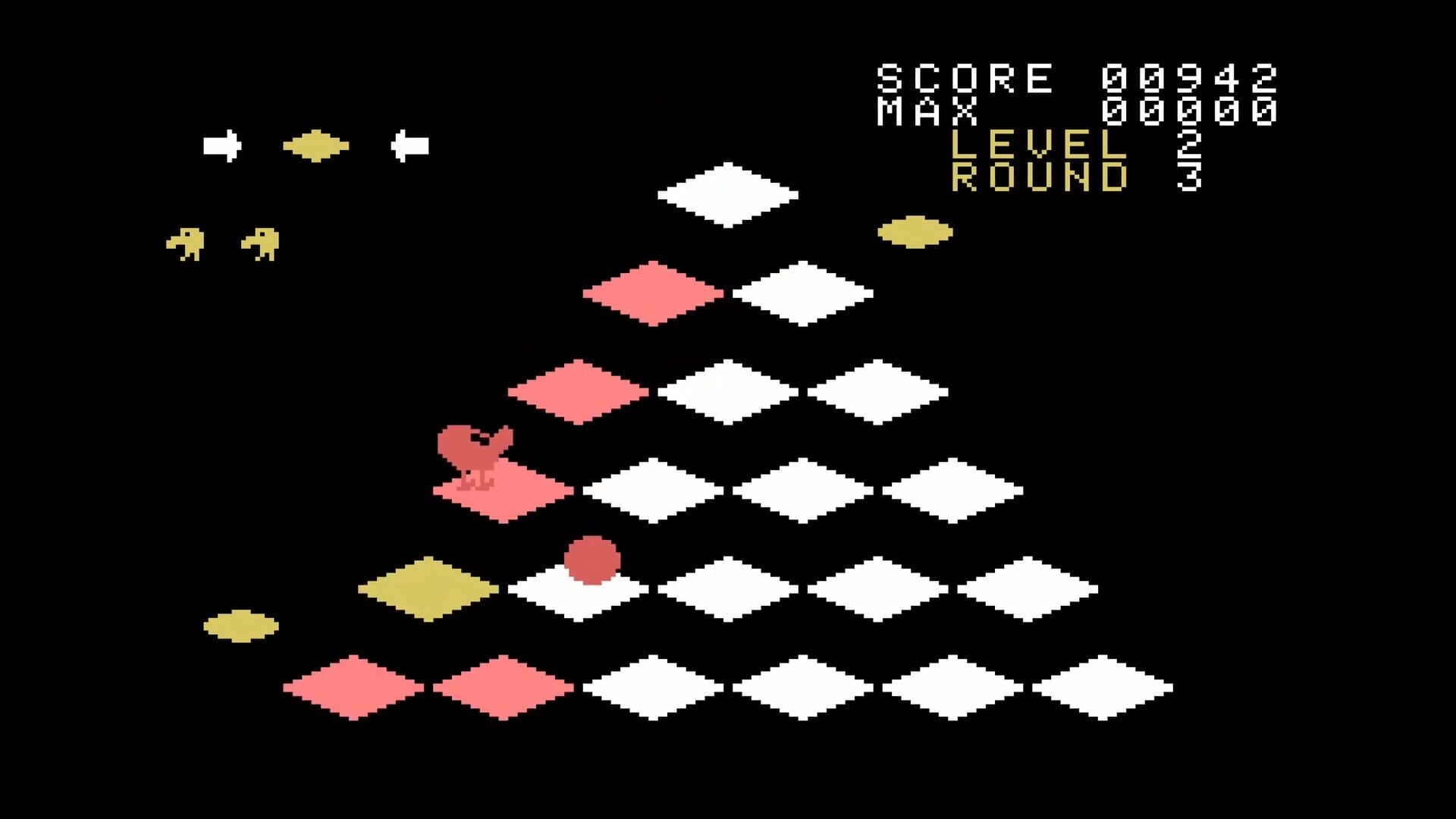 Q*bert screenshot 2