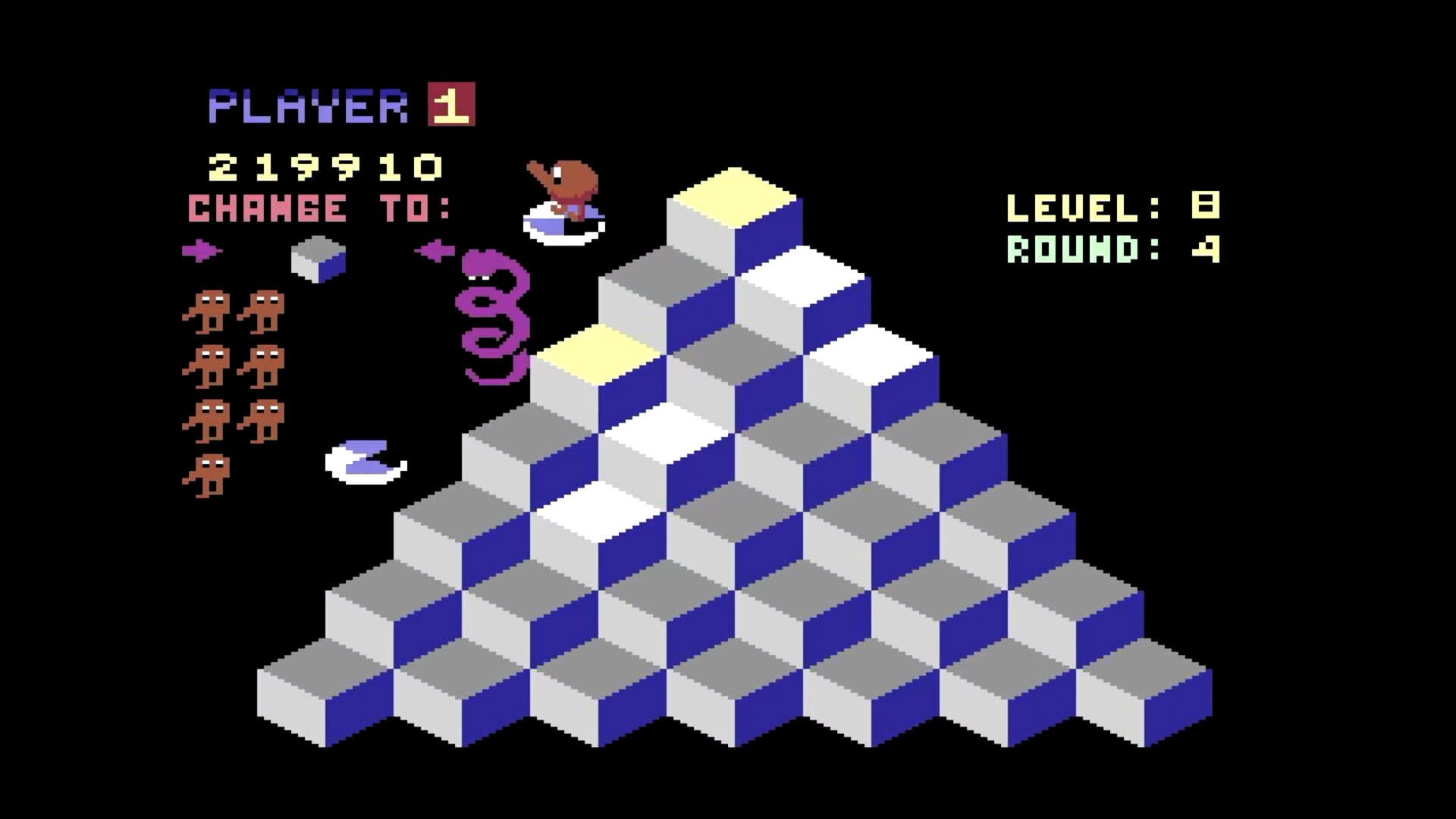 Q*bert screenshot 3