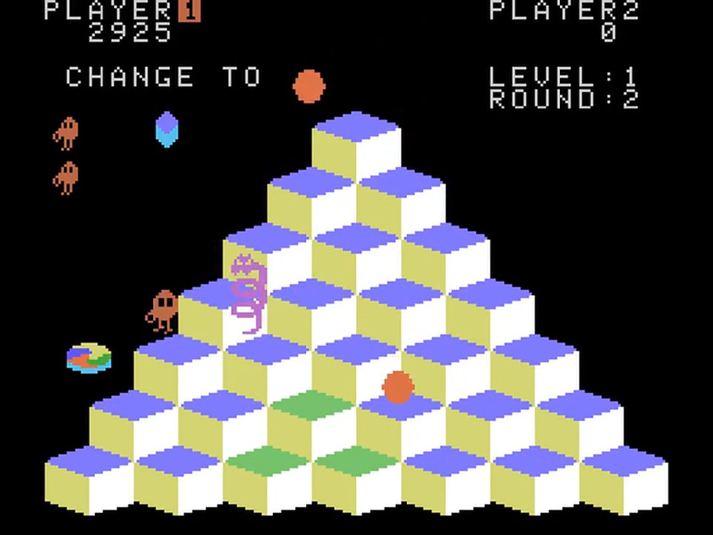 Q*bert screenshot 3