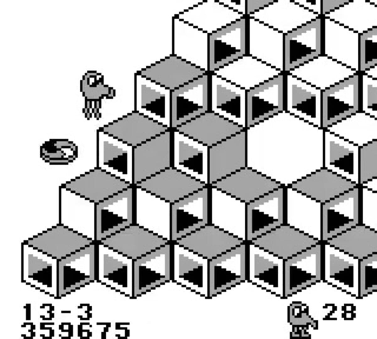 Q*bert for Game Boy screenshot 2