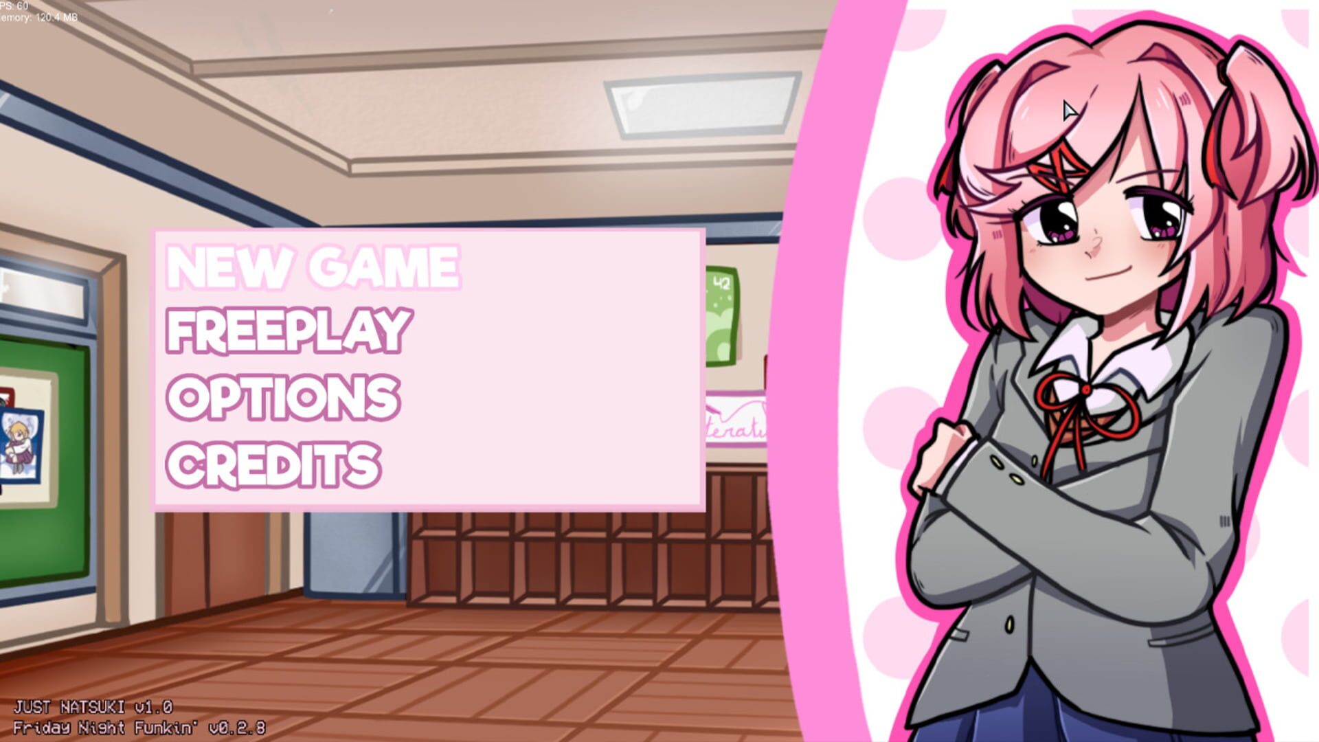 Friday Night Funkin': Just Natsuki screenshot 1