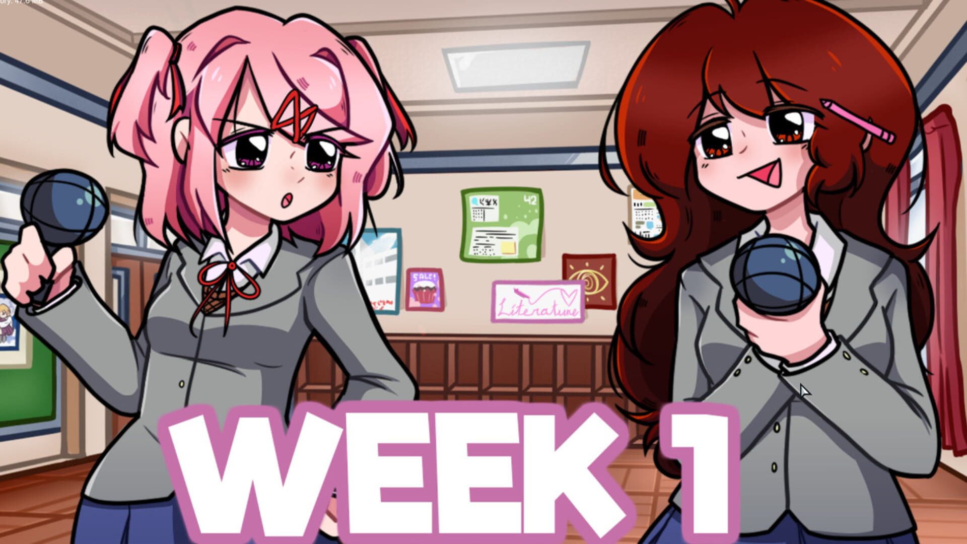 Friday Night Funkin': Just Natsuki screenshot 2
