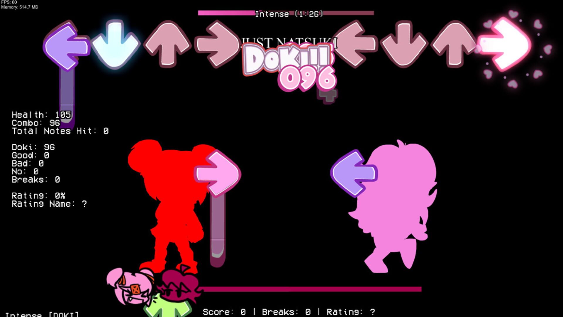 Friday Night Funkin': Just Natsuki screenshot 4