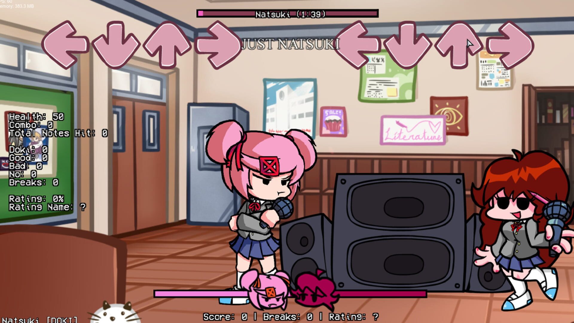 Friday Night Funkin': Just Natsuki screenshot 7