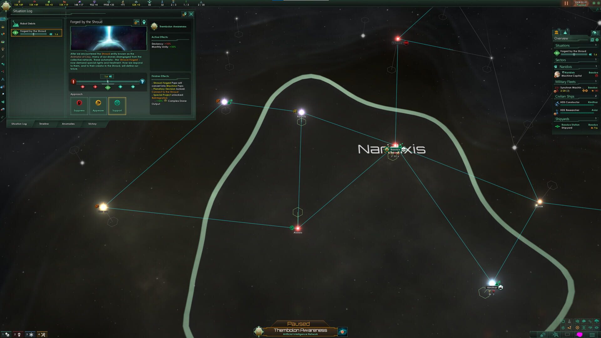Stellaris: Shadows of the Shroud screenshot 3