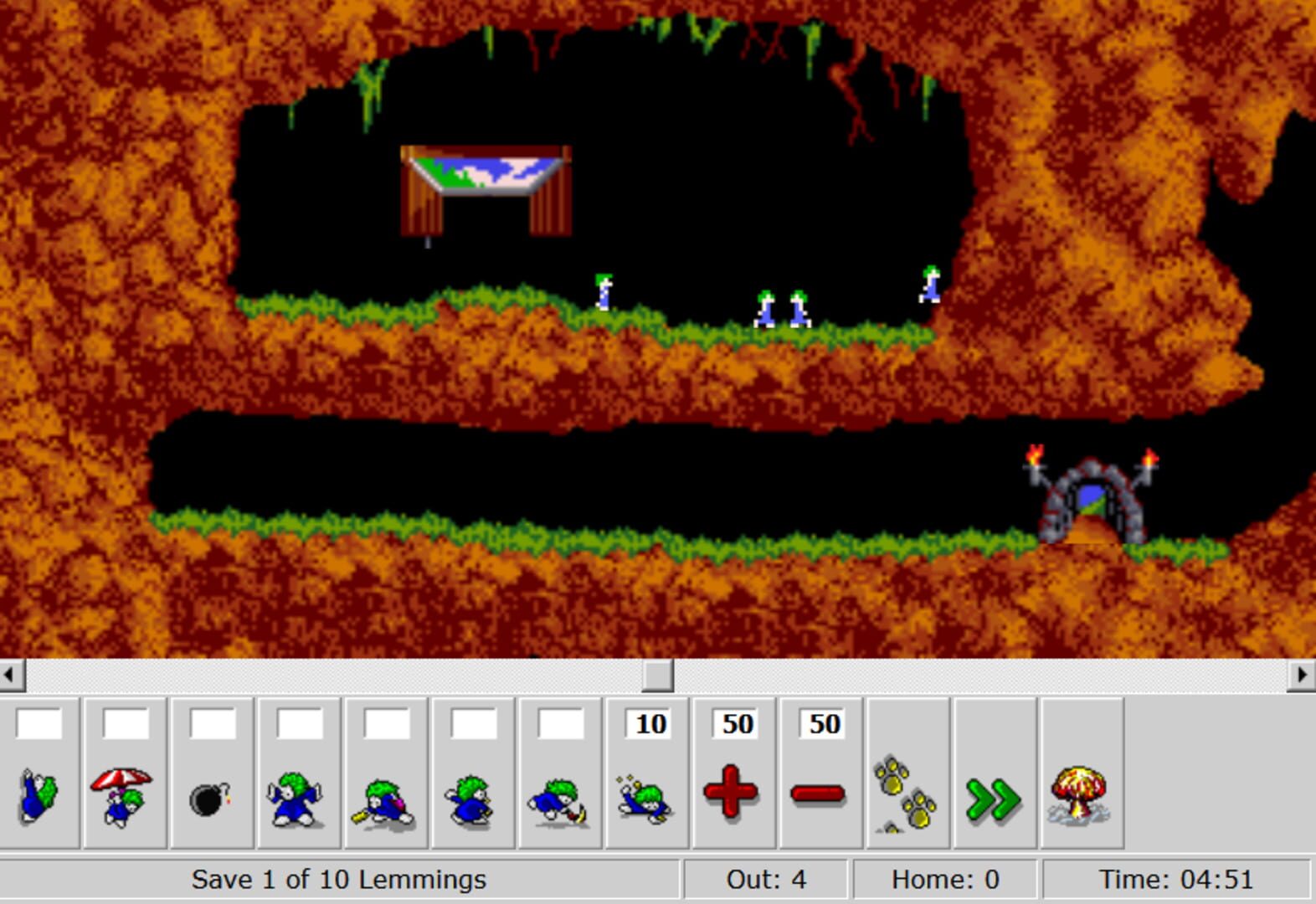 DHTML Lemmings screenshot 1