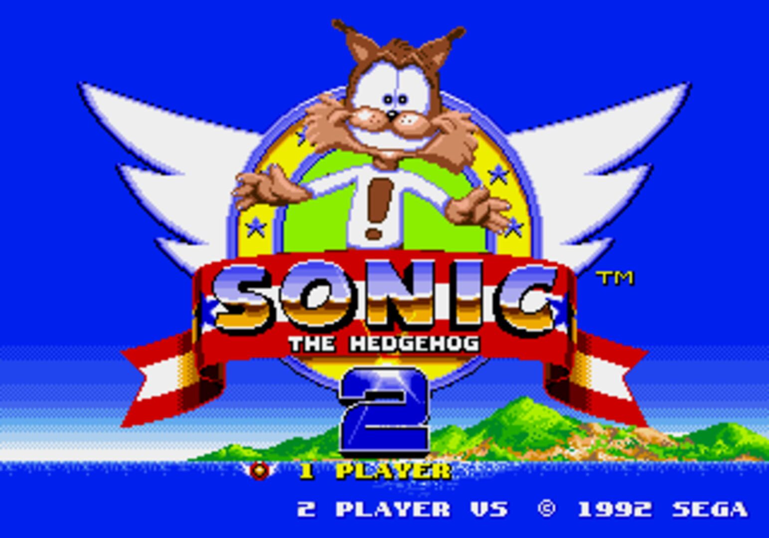 Bubsy in Sonic 2 screenshot 1