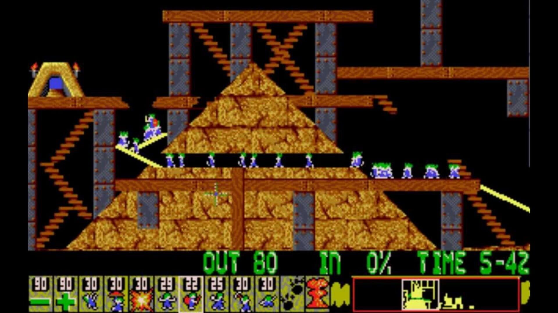 Lemmings screenshot 1