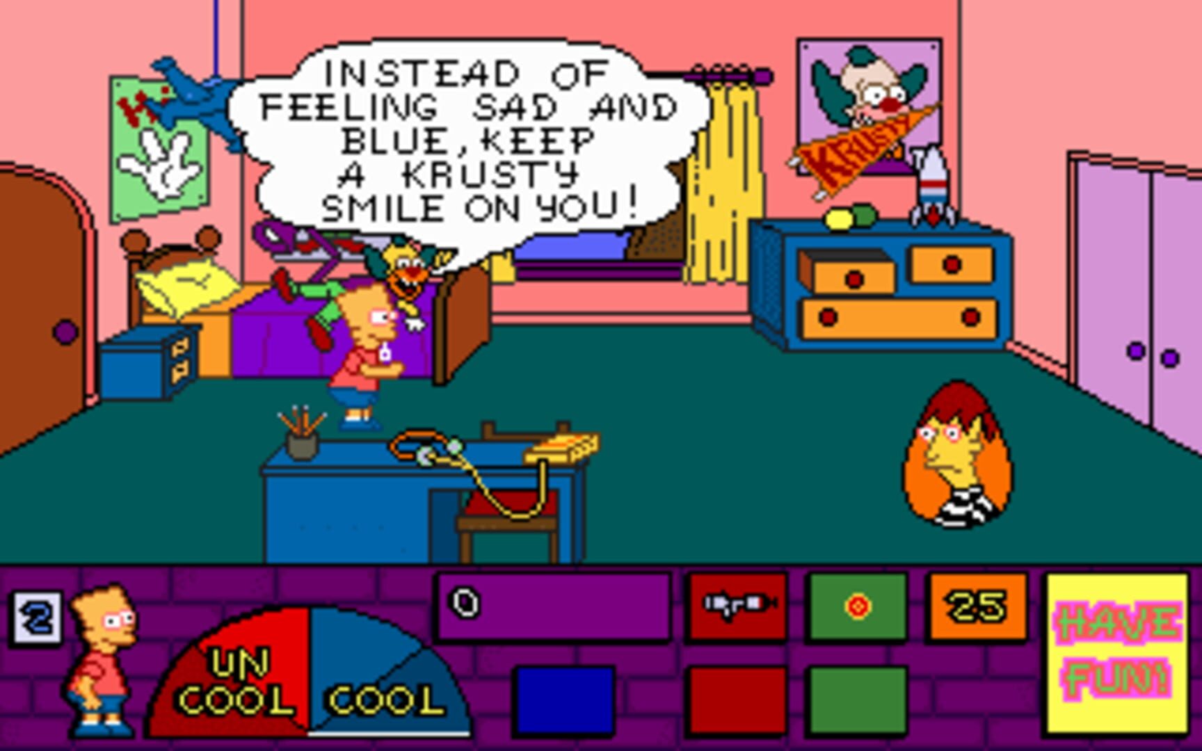 The Simpsons: Bart's House of Weirdness screenshot 6