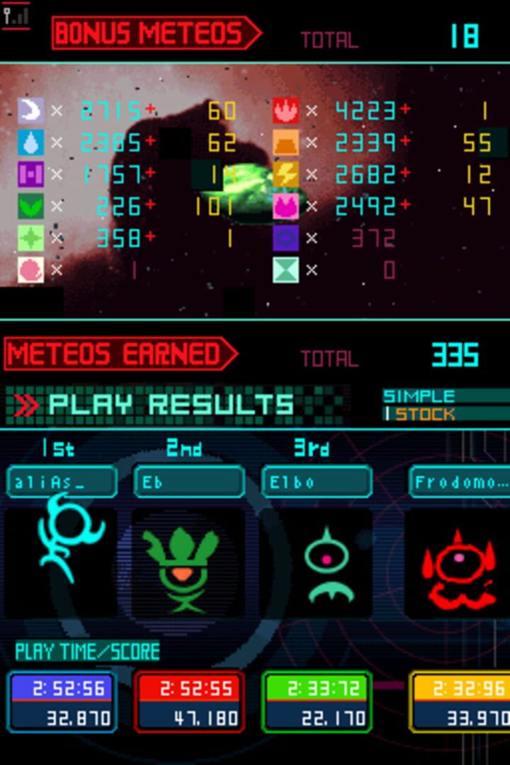 Meteos screenshot 2