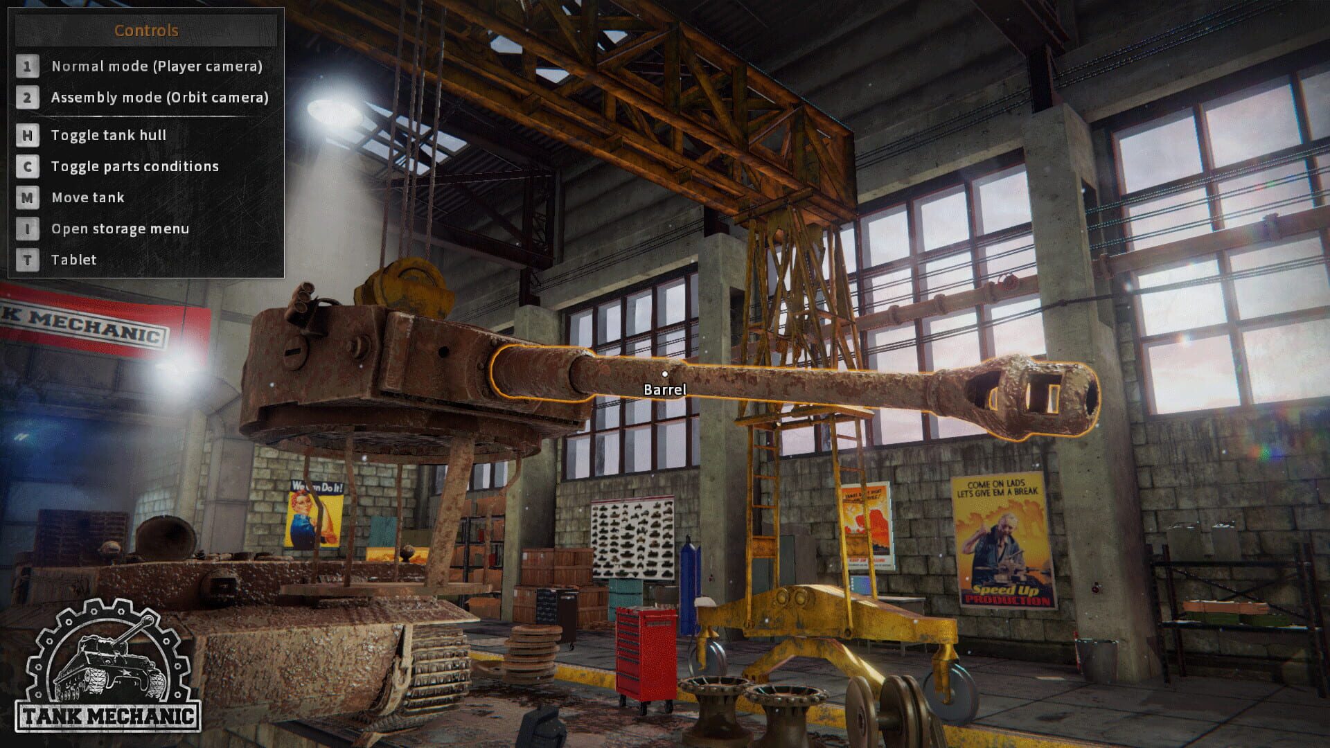 Tank Mechanic Simulator screenshot 1