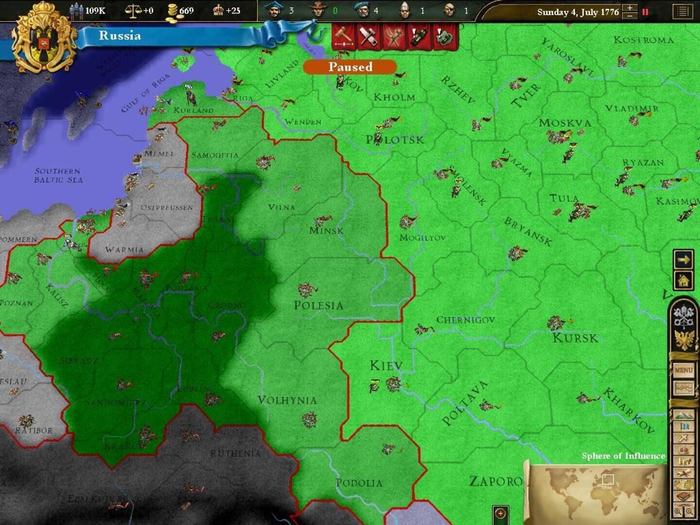 Europa Universalis III: Heir to the Throne screenshot 1