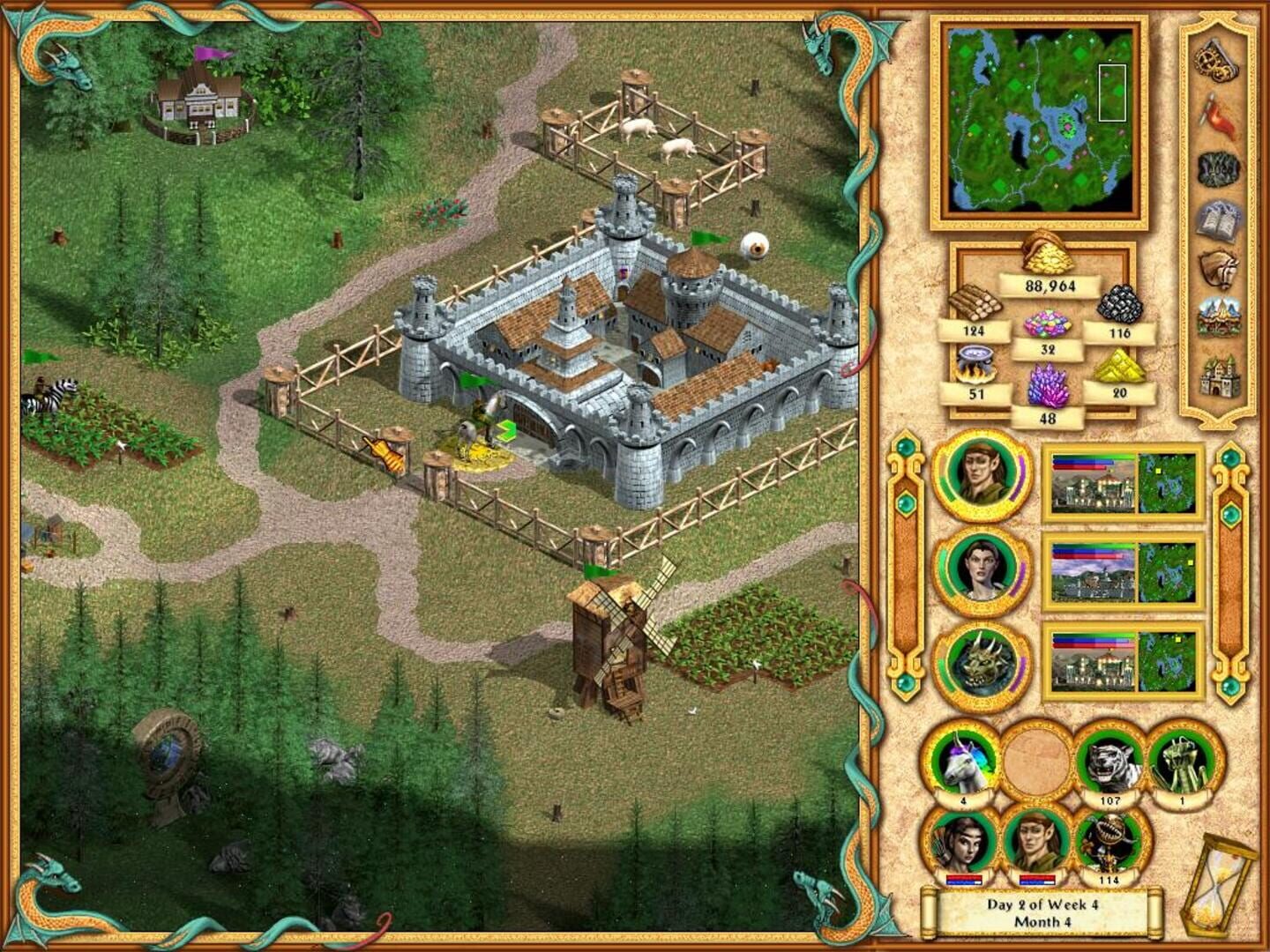 Heroes of Might and Magic IV screenshot 1