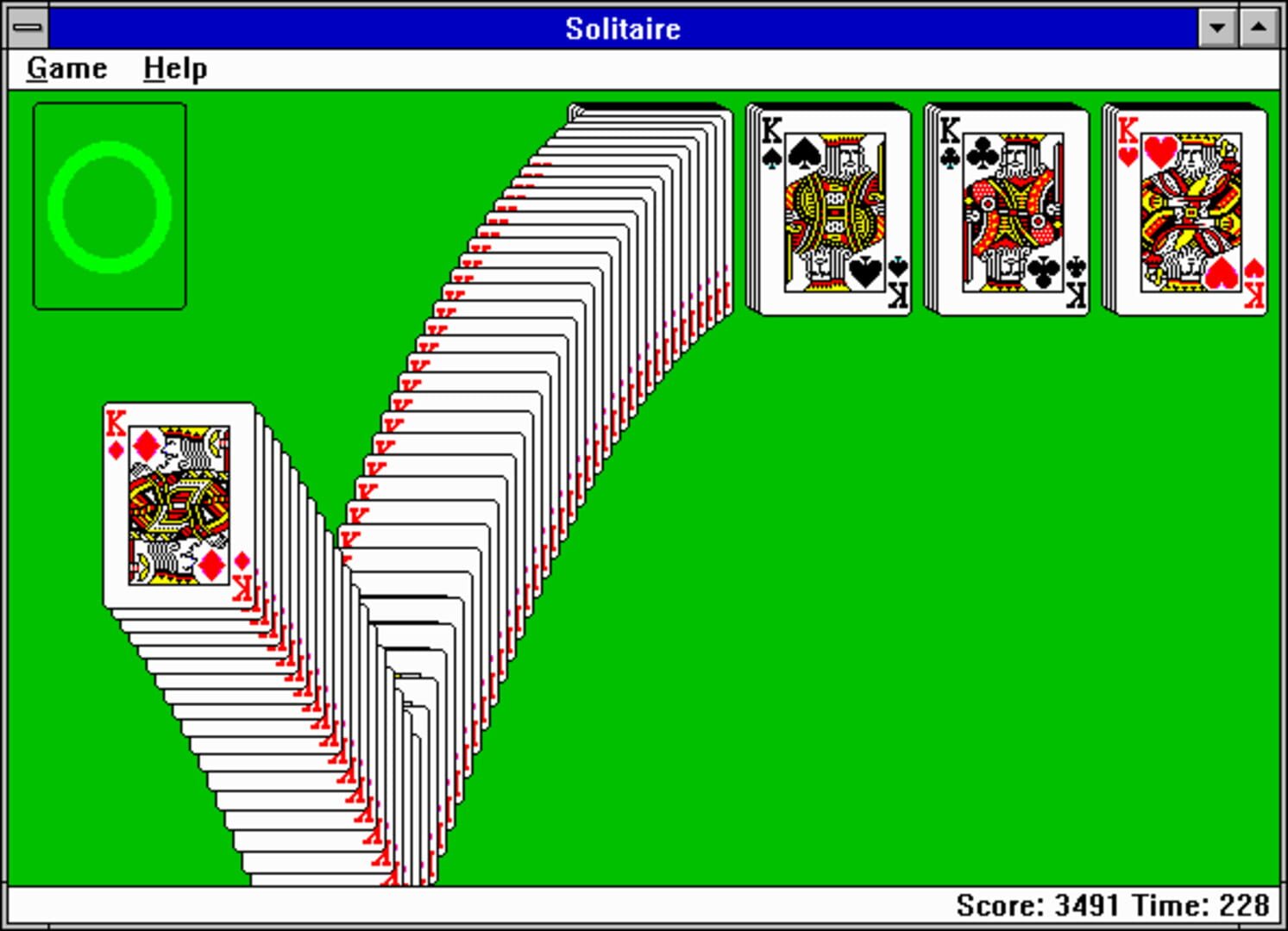Microsoft Solitaire screenshot 1