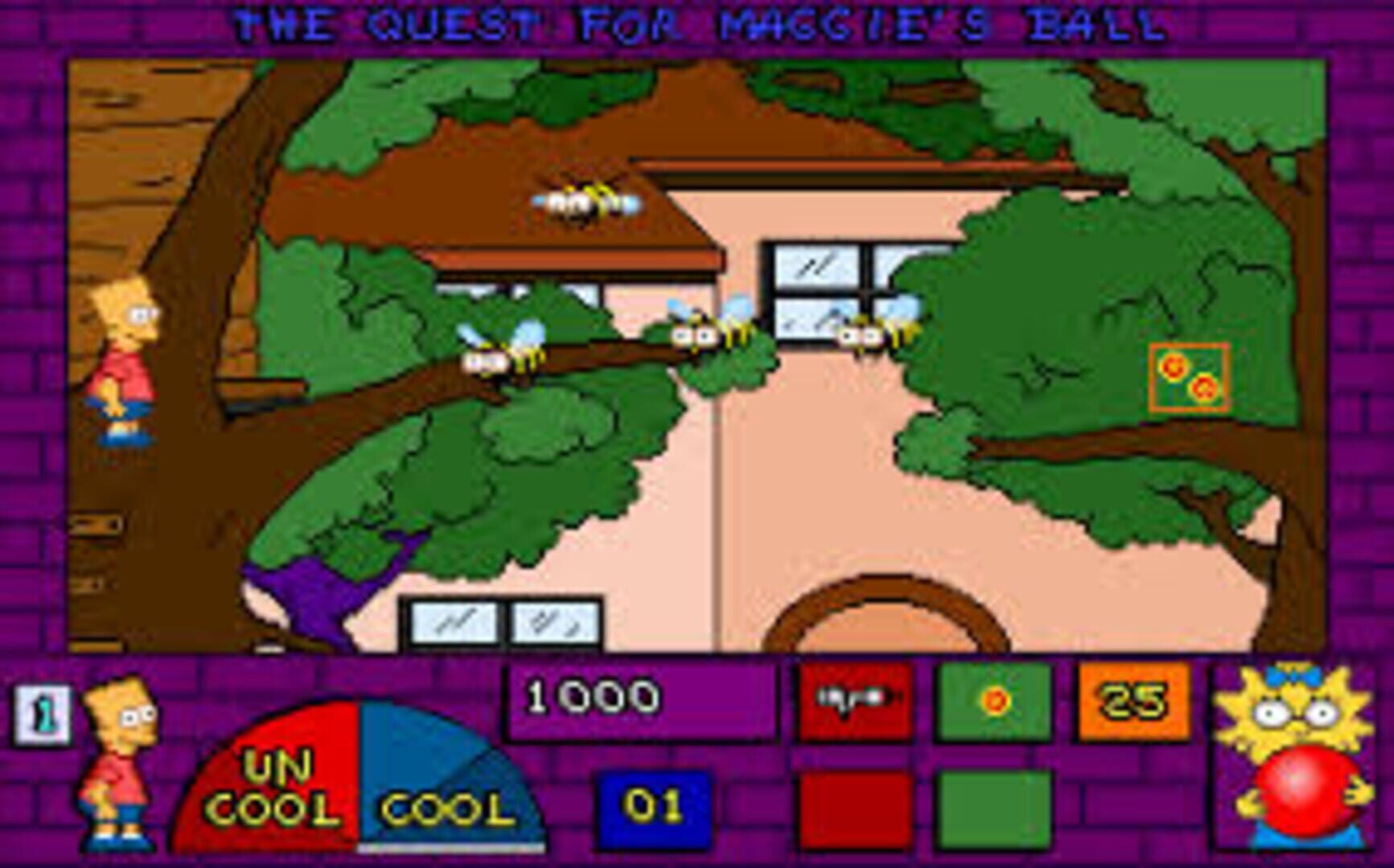 The Simpsons: Bart's House of Weirdness screenshot 4