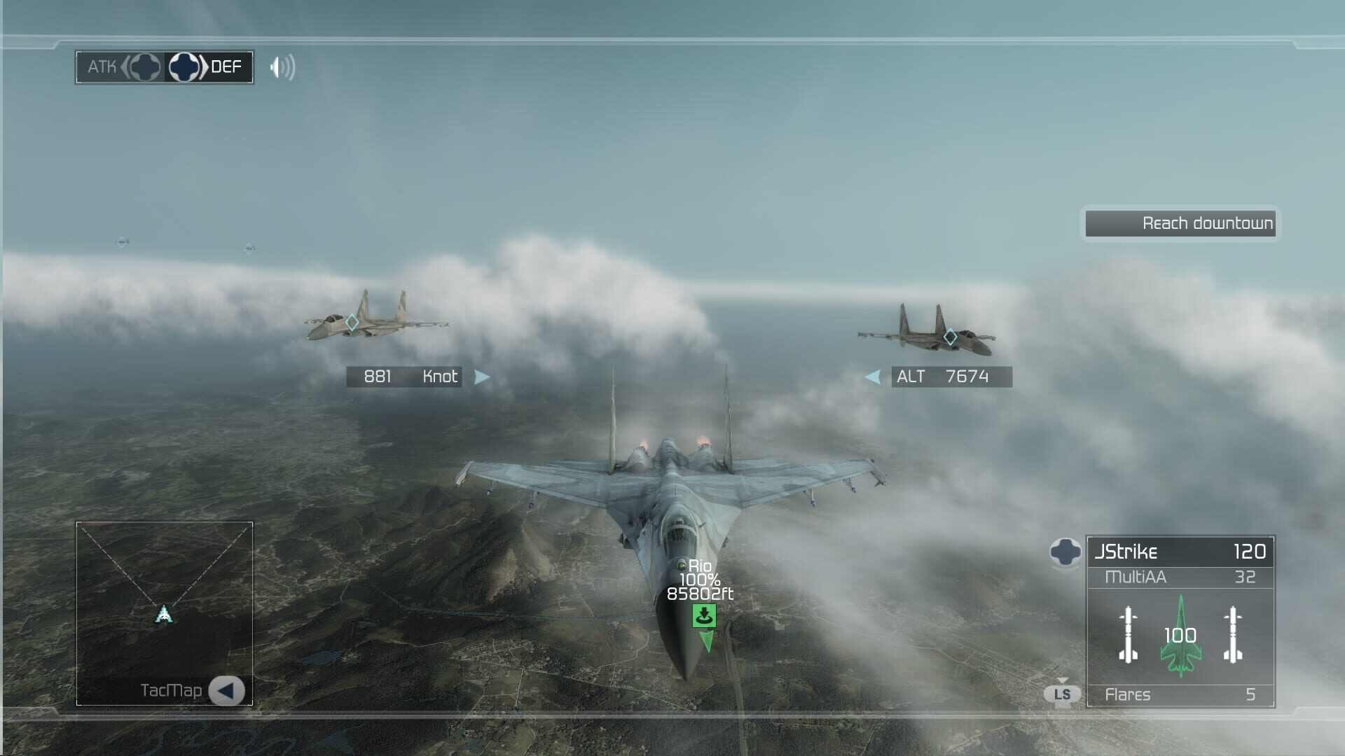 Tom Clancy's H.A.W.X screenshot 1